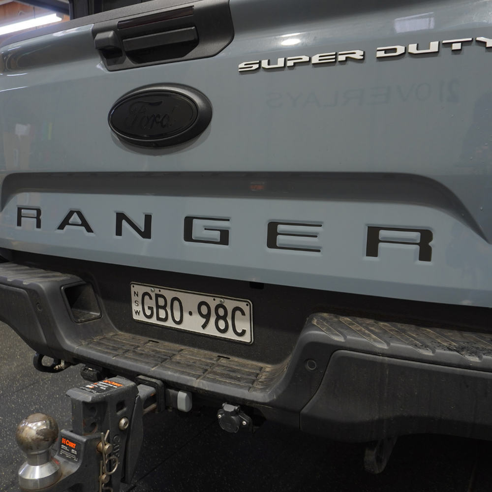 Ford Ranger Super Duty Rear "RANGER" Lettering Overlay 2026+