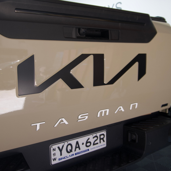 Fits Kia Tasman 2025+ - Rear "Tasman" Lettering Overlay