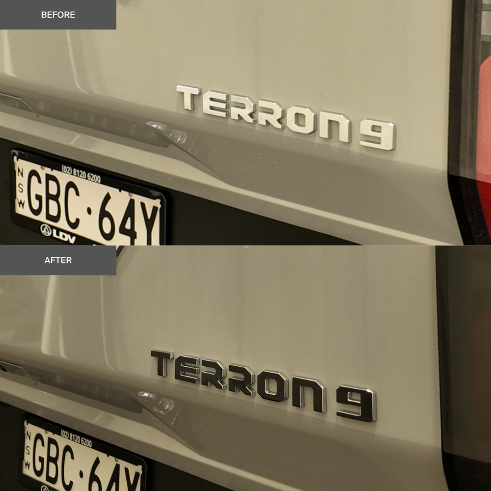 LDV Terron 9 "Terron 9" Lettering Badge Overlay 2026+