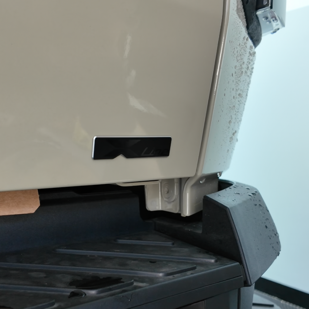 Fits Kia Tasman 2025+ - Rear "X Line" Badge Overlay