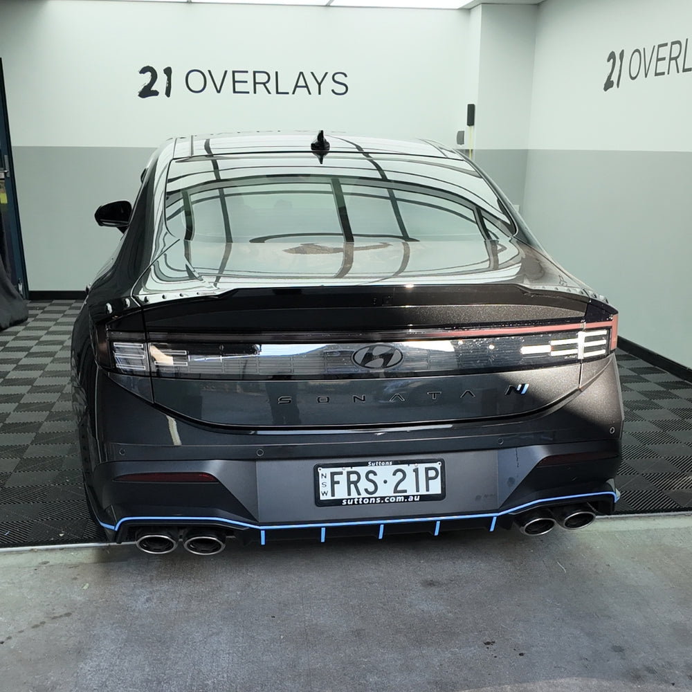 Fits Hyundai Sonata N Line 2023+ - Coloured Accent Overlay Full Kit