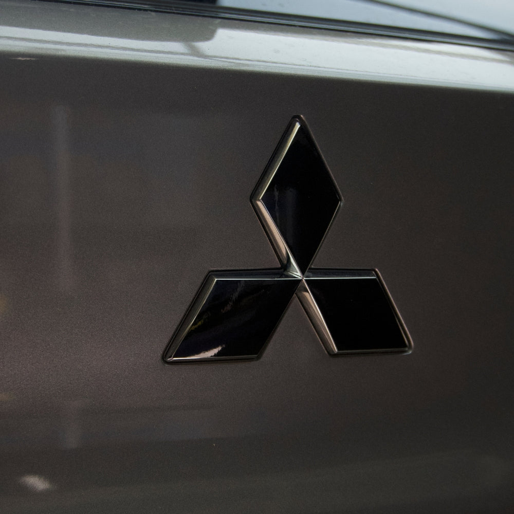 Fits Mitsubishi Eclipse Cross 2020 - 2024 - Front, Rear and Steering Wheel Badge Overlay Set