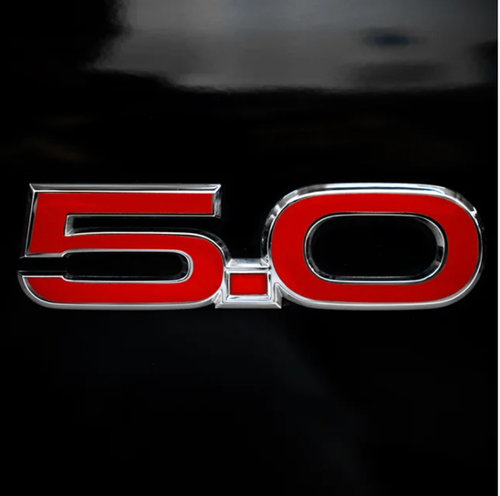 Ford Mustang 5.0 "5.0" Emblem Overlay 2015-2019