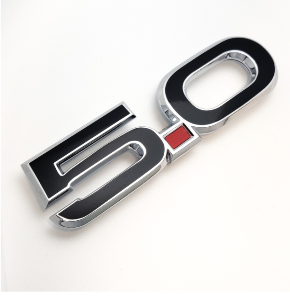 Ford Mustang 5.0 "5.0" Emblem Overlay 2015-2019