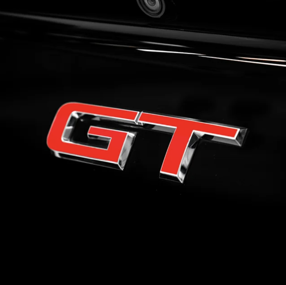 Ford Mustang GT "GT" Emblem Overlay  2015-2019