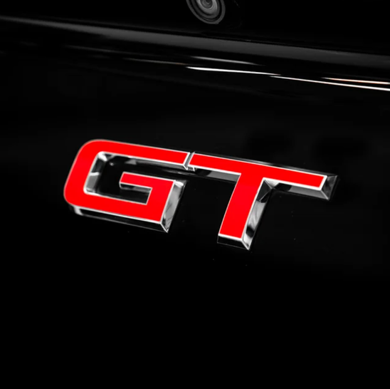 Ford Mustang GT "GT" Emblem Overlay  2015-2019