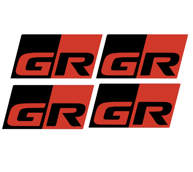 Toyota GR Yaris Brake Caliper GR Badge Overlay 2020+