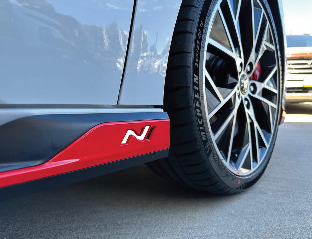 Hyundai i30 N Sedan Side Skirt Badge Inlays