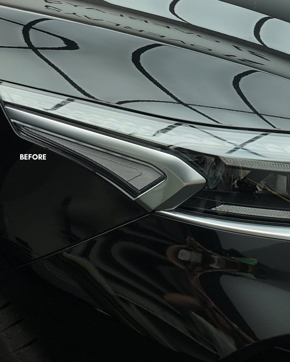 Fits Kia Cerato Side Headlight Blackout and Tint 2021-2024