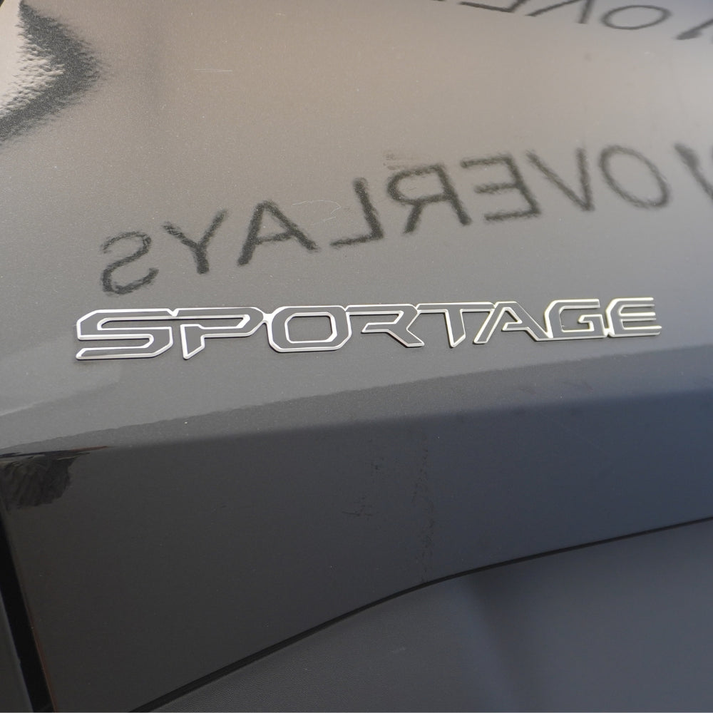 Fits Kia Sportage 2021-2024 - Rear "SPORTAGE" Lettering Overlay