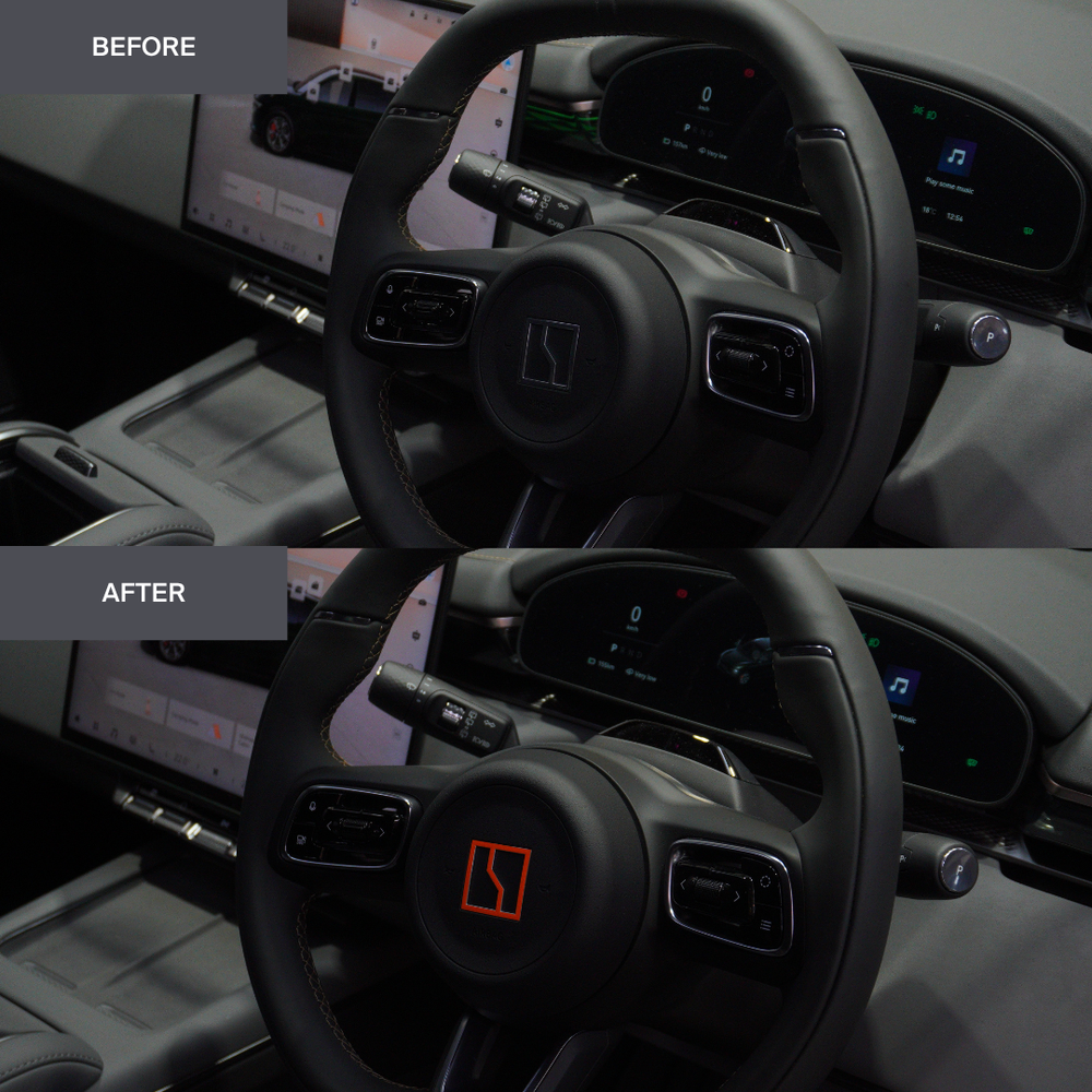 Zeekr 7X Front & Steering Wheel Badge Overlay 2026+