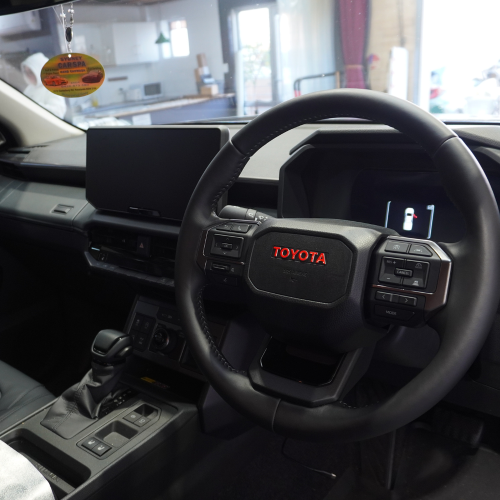 Toyota Hilux Front "TOYOTA" Lettering & Steering Wheel Badge Overlay 2026+