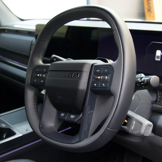 Kia Tasman 2025+ - Steering Wheel Badge Overlay