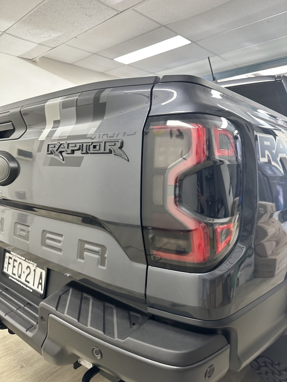 Ford Ranger Raptor Partial Tail Light Overlay 2022+