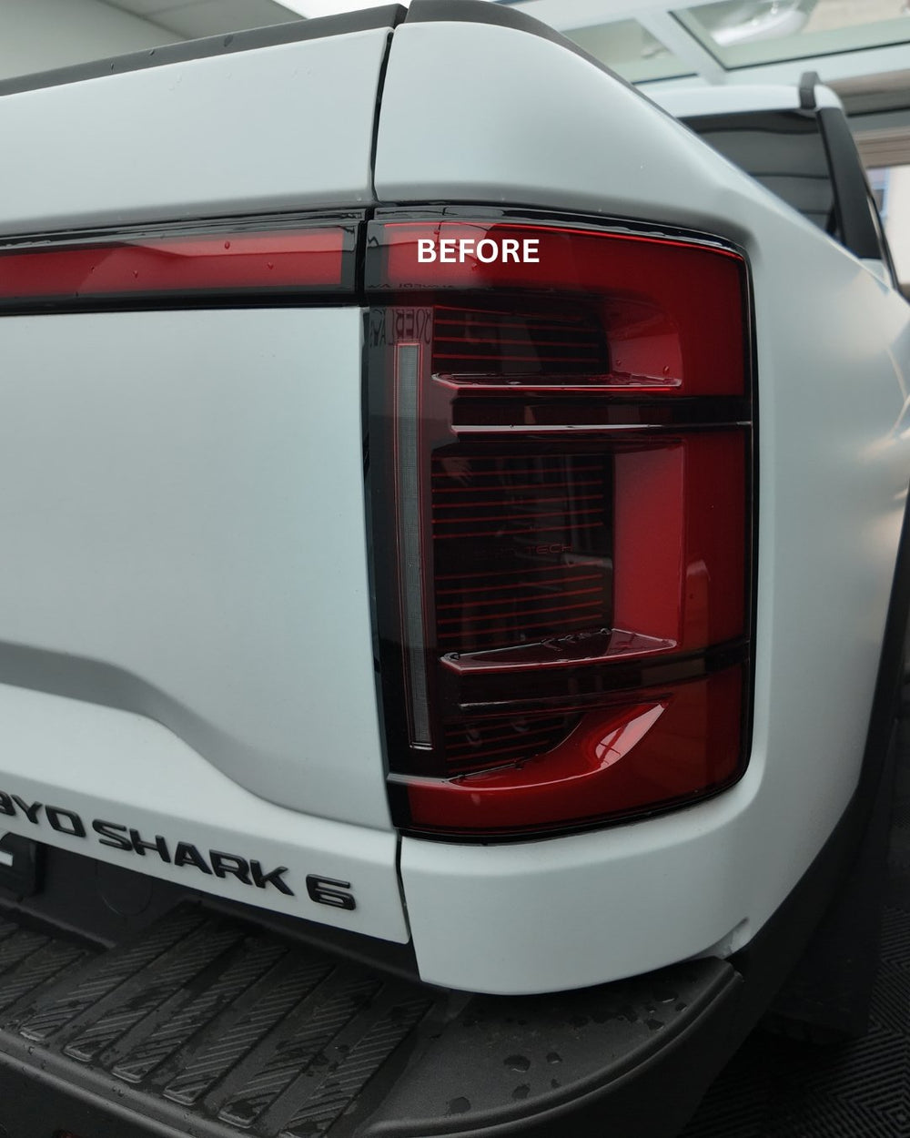BYD Shark 6 Partial Tail Light Overlay