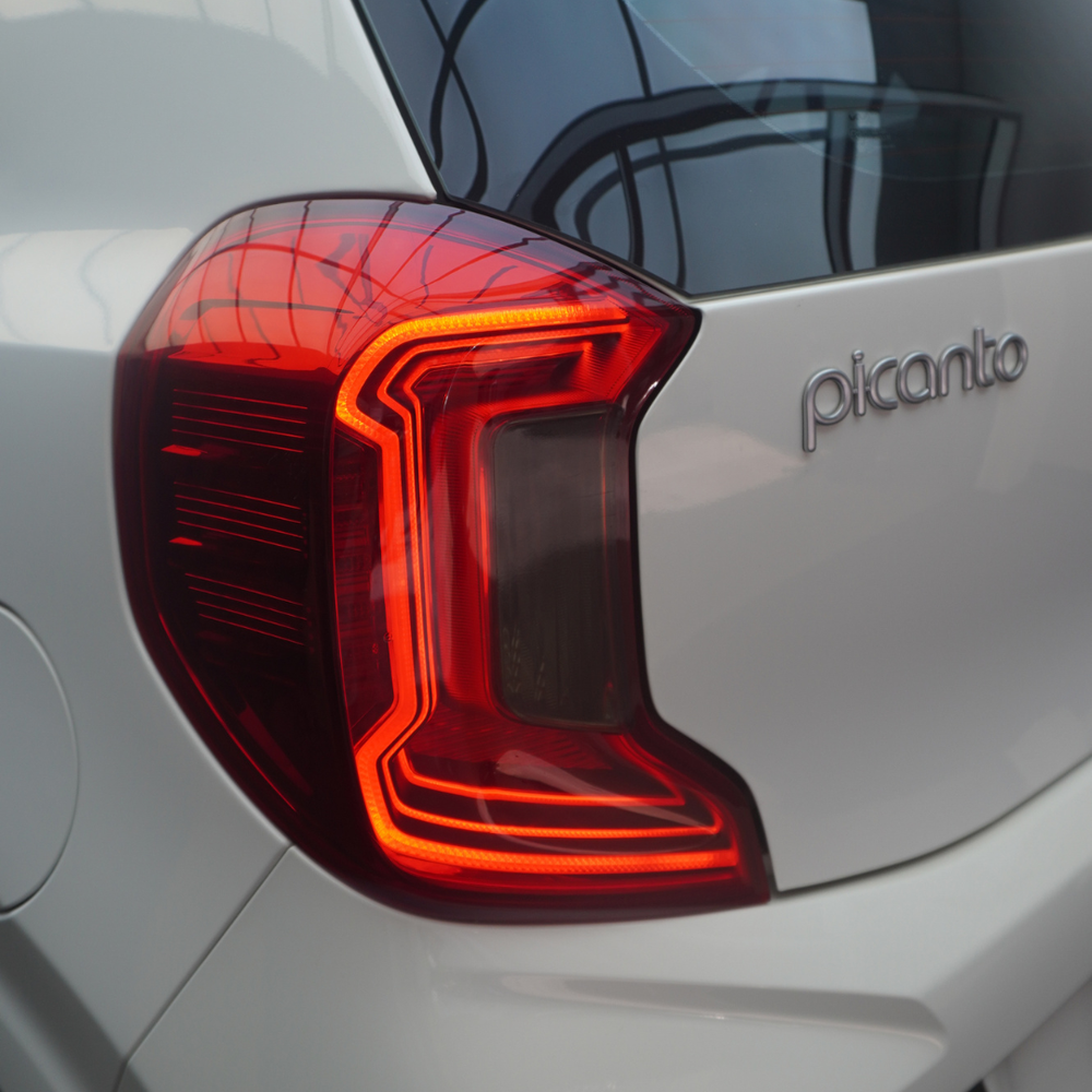 Kia Picanto GT Partial Tail Light Overlay 2021-2023