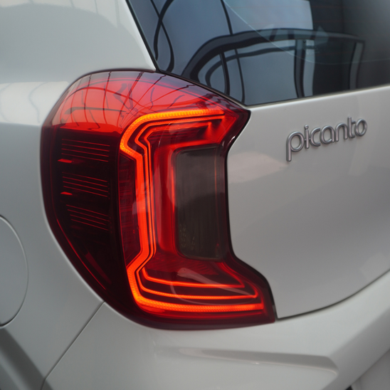 Kia Picanto GT Partial Tail Light Overlay 2021-2023