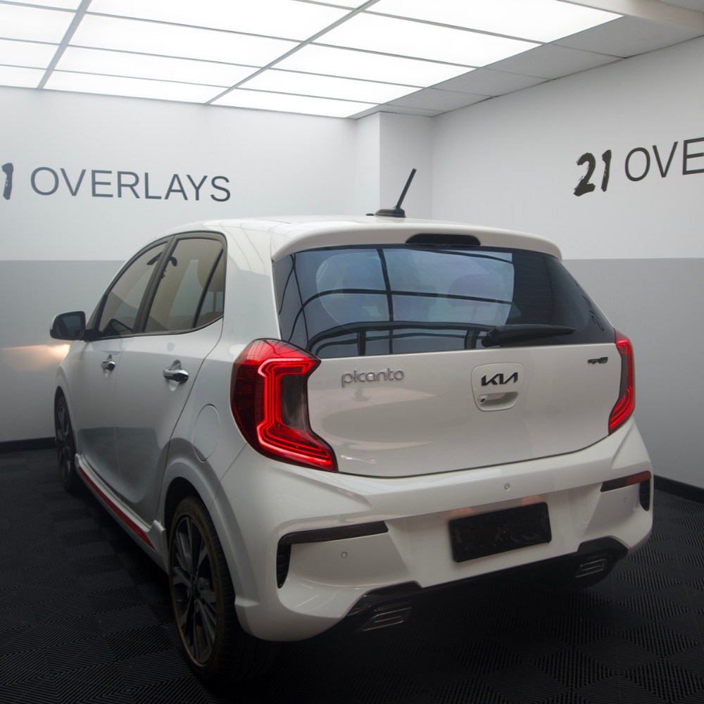 Kia Picanto GT Rear Full Reflector Overlays 2021-2023