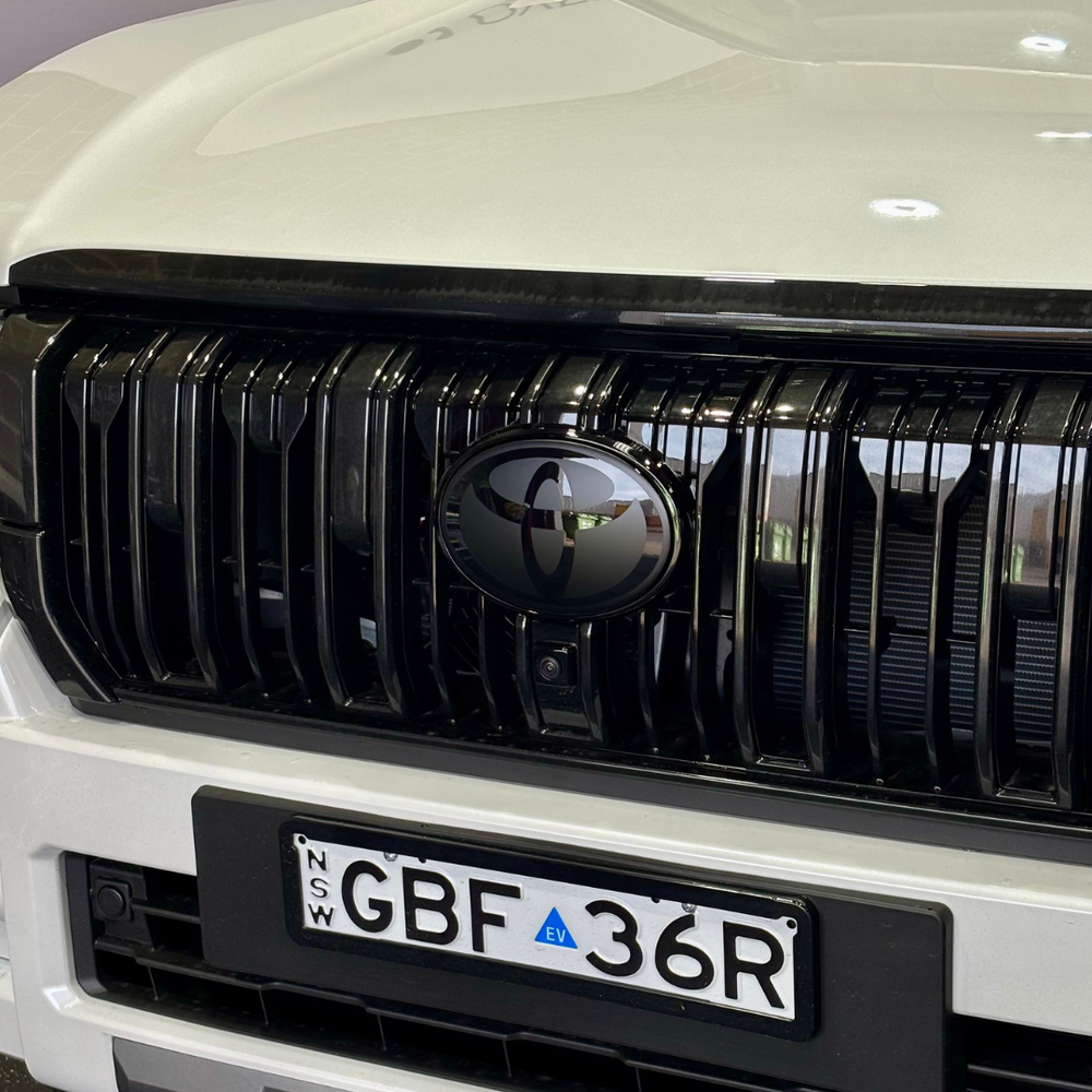 Toyota Land Cruiser Prado 250 Series Front Badge Overlay (Smooth Radar Badge)