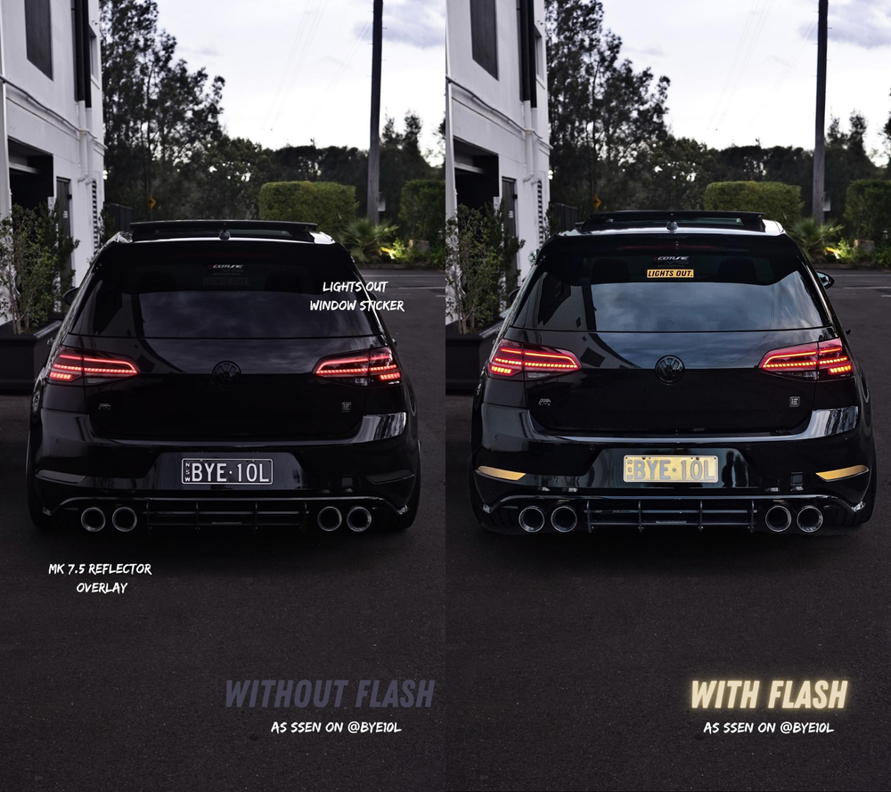 Volkswagen Golf MK7 Reflector Overlays