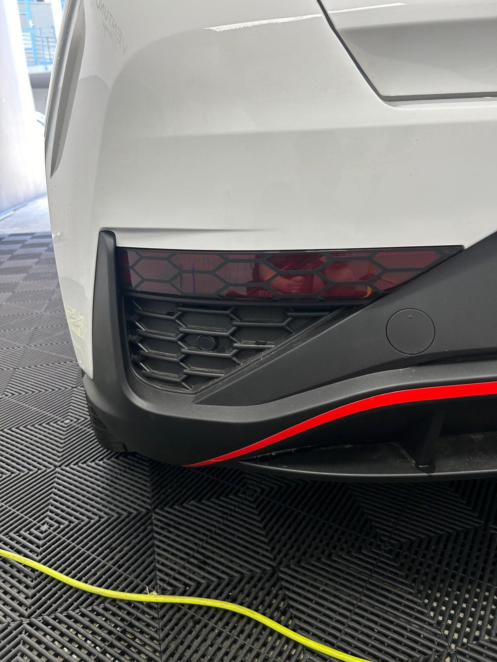 Hyundai Facelift i30 N Line Honeycomb Rear Reflector Overlays 2024+