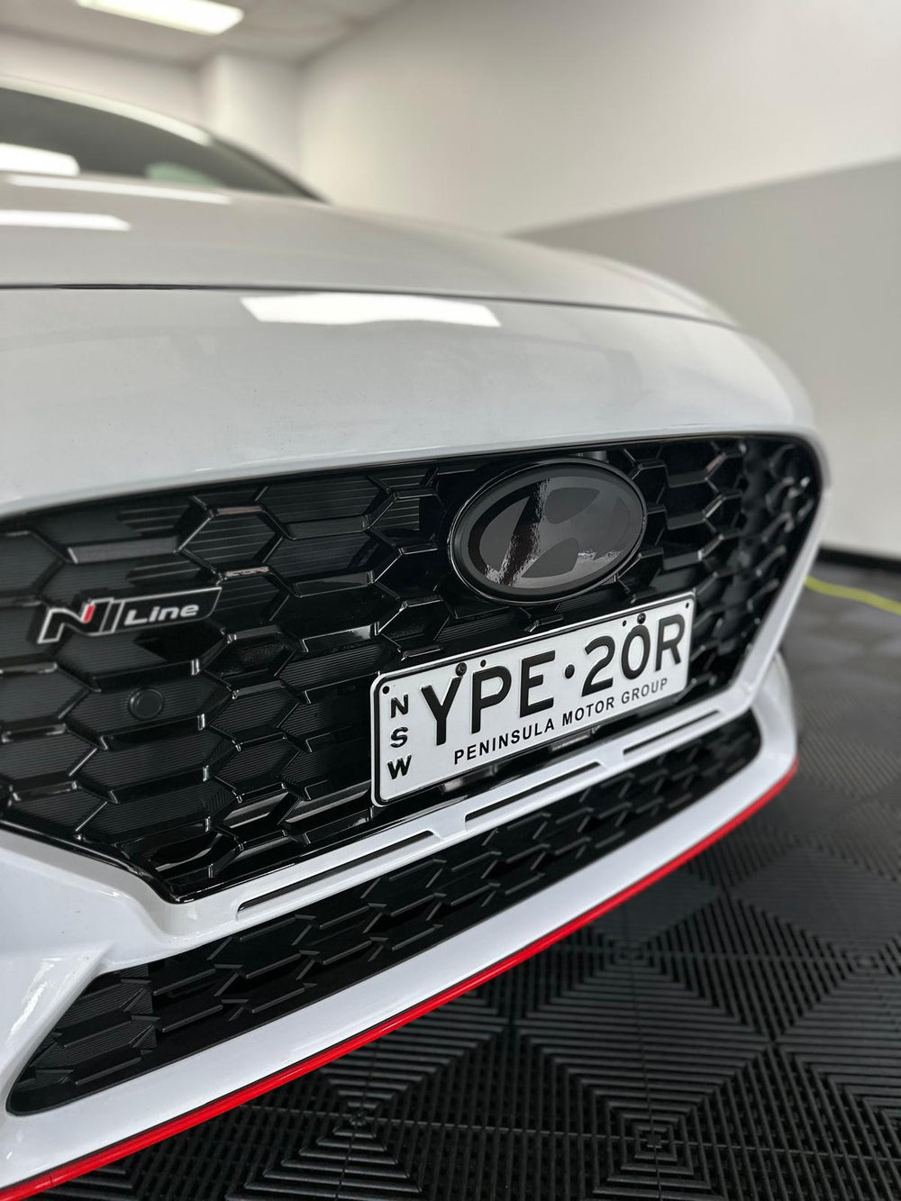 Hyundai Facelift i30 N Line Front Splitter Accent Overlay Kit 2024+