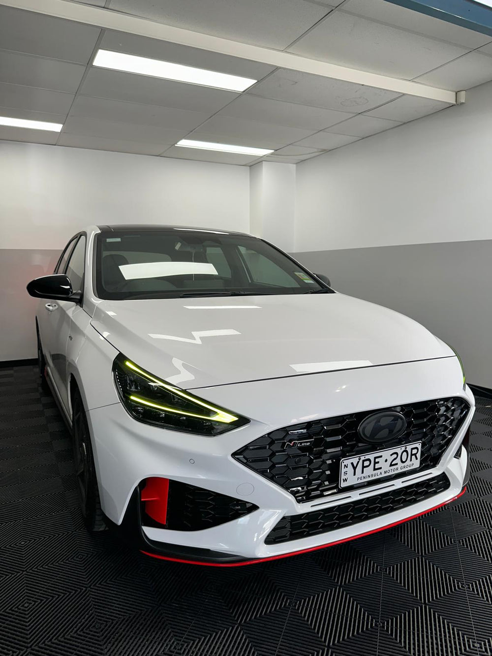 Hyundai Facelift i30 N Line Front Splitter Accent Overlay Kit 2024+