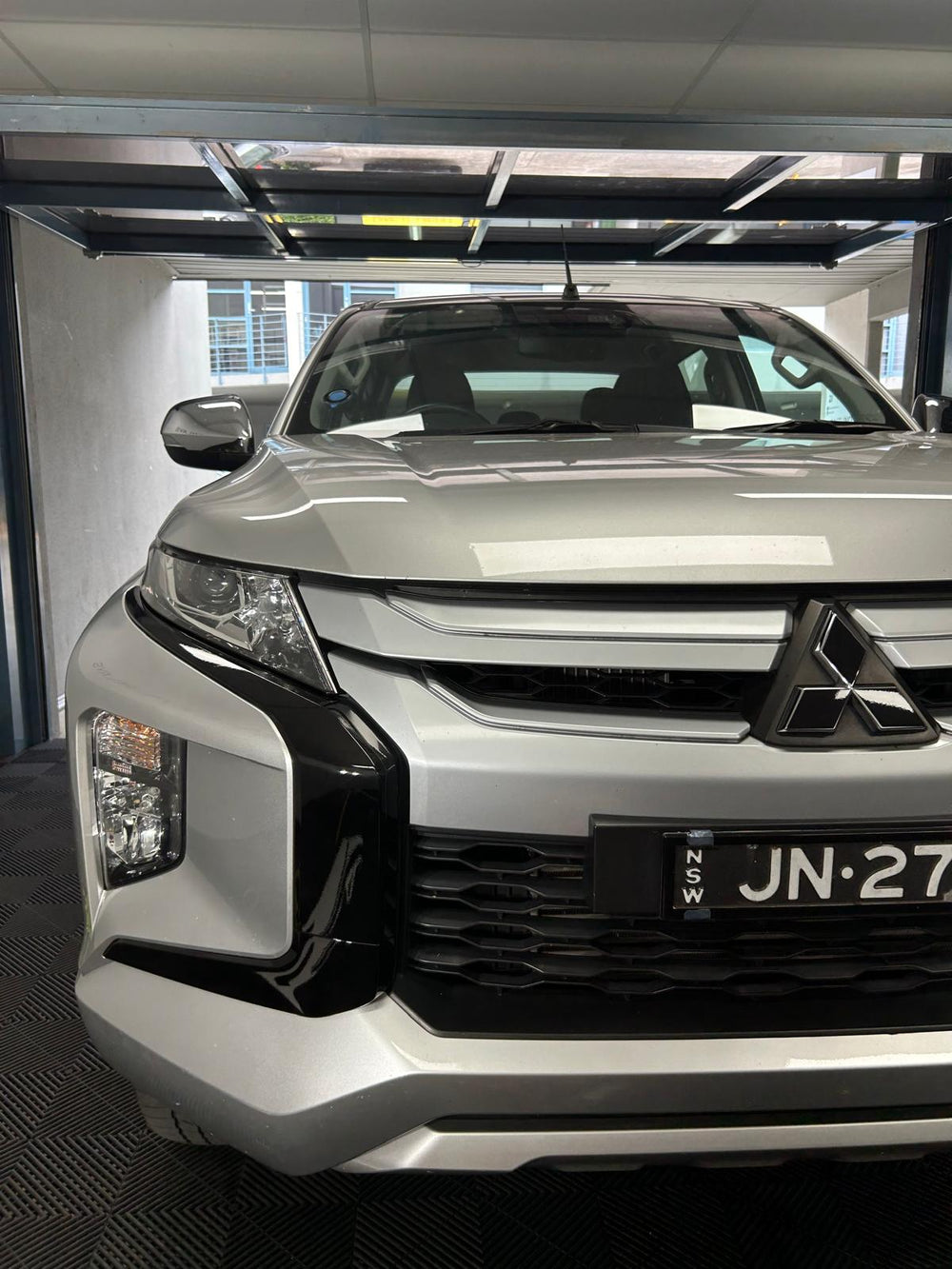 Mitsubishi Triton Front Bumper Accent Blackout Kit 2019-2023