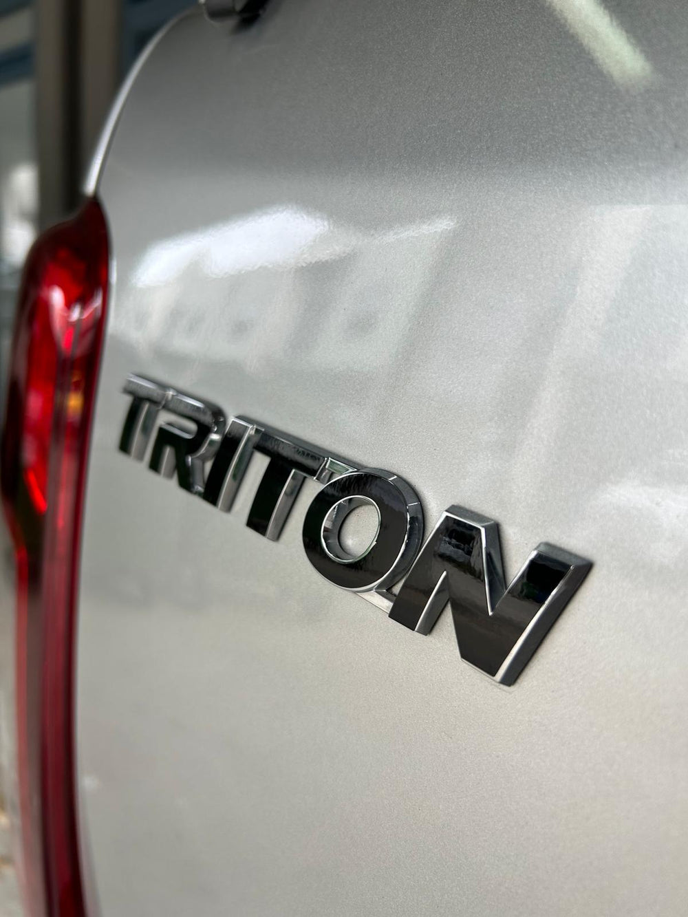 Mitsubishi Triton Rear "TRITON" Badge Overlay 2024+