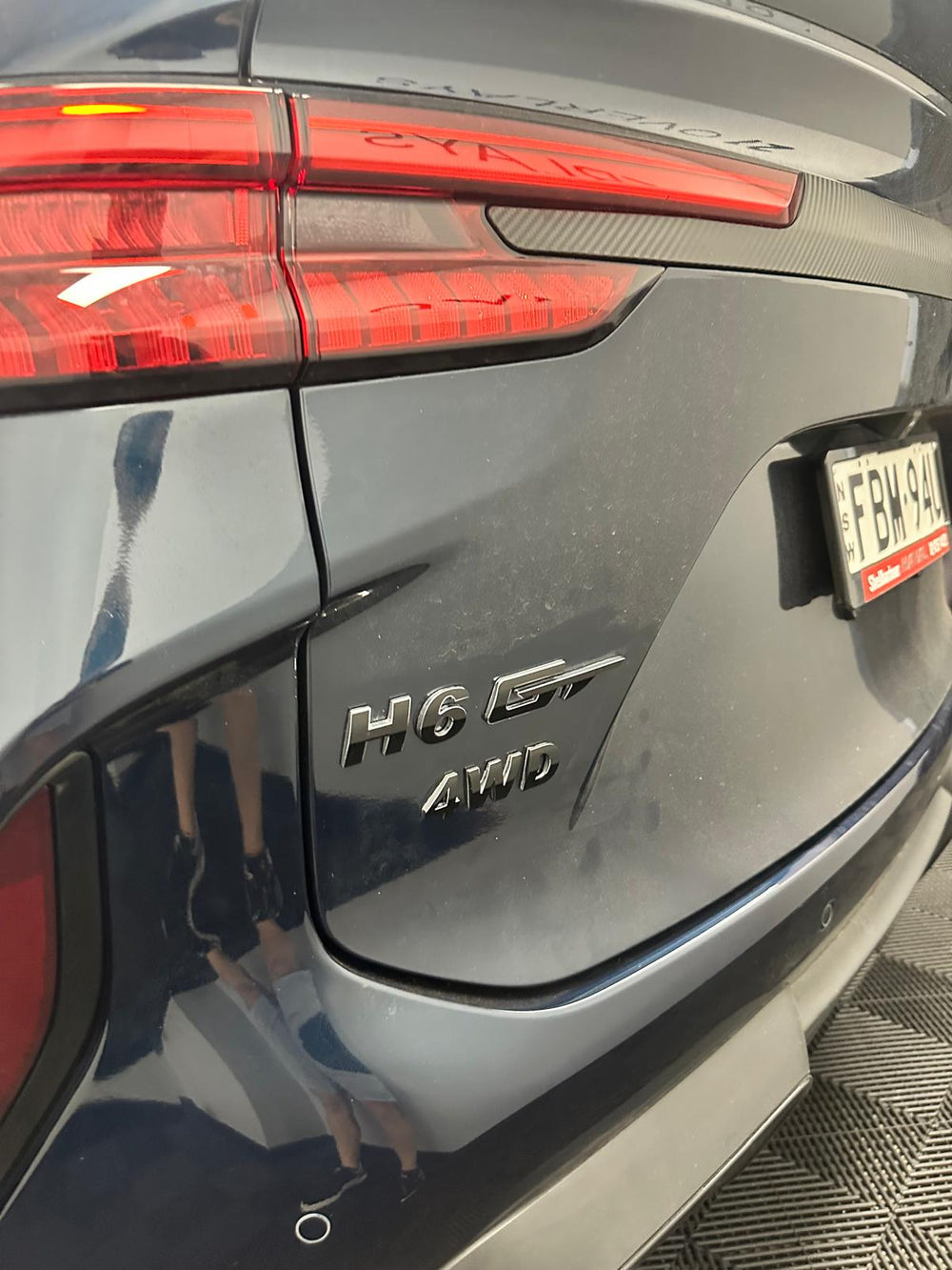 Haval H6 Rear "GT" Badge Overlay 2021-2022