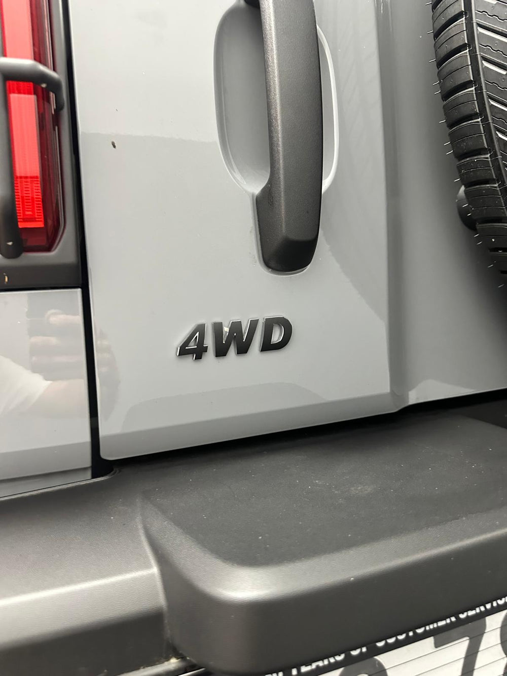 GWM Tank 300 Rear "4WD" Badge Overlay 2024+