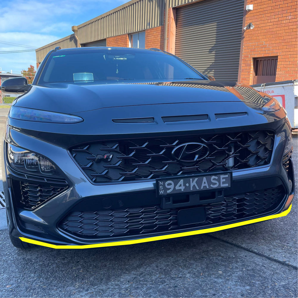 Hyundai Kona N Front Splitter Accent Overlay 2021-2023