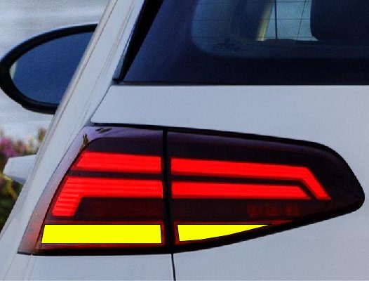 Volkswagen Mk 7.5 Base Tail Light Overlay (Non LED)