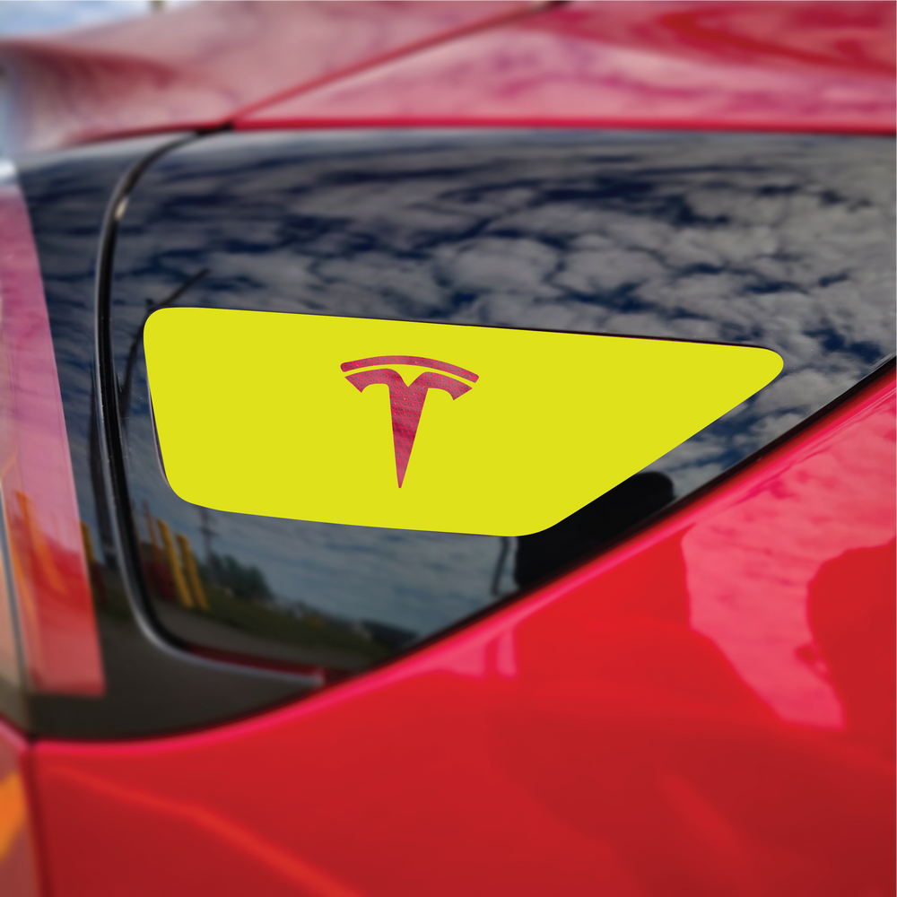 Tesla Model 3 Rear Side Reflector Overlay 2017+