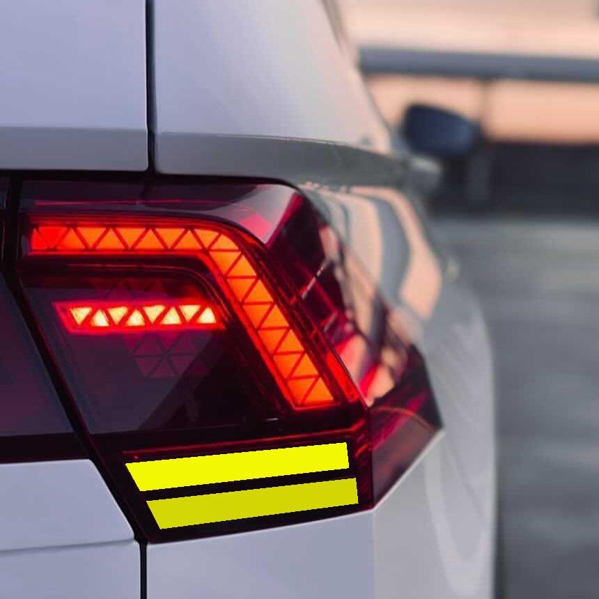 Volkswagen Tiguan Mk 2 Tail Light Overlay 2016-2021 (Indicator/Reverse Section Only)
