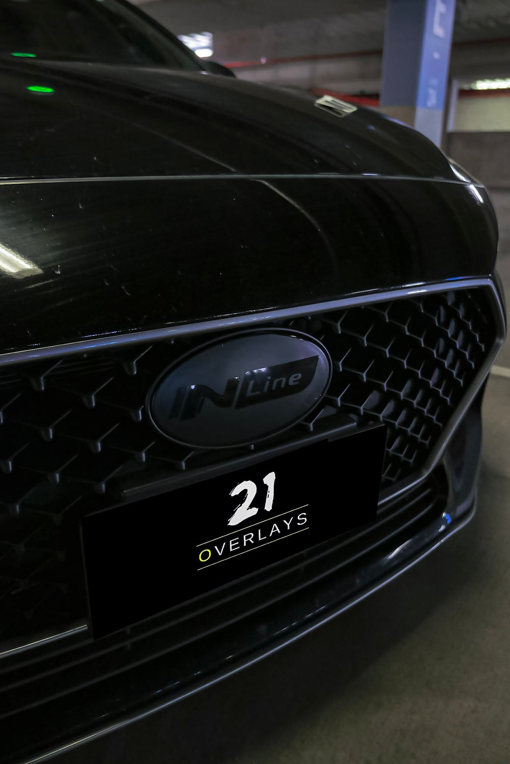 Hyundai i30 "N Line" Style Front Badge Overlay 2017-2023