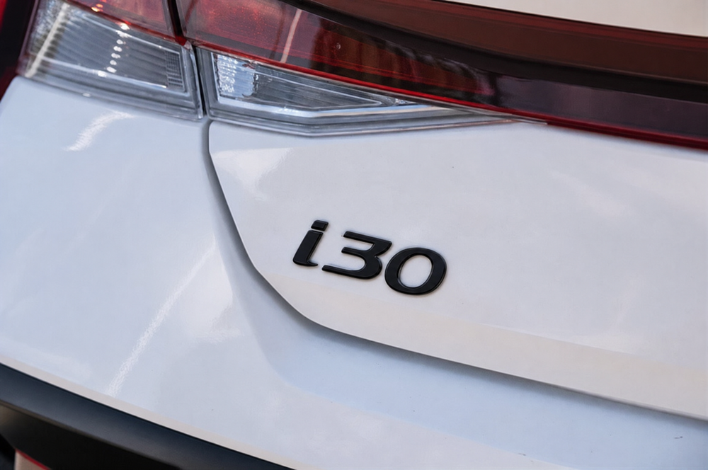 Hyundai Facelift i30 N Line Sedan Rear "i30" Badge Cover 2023+