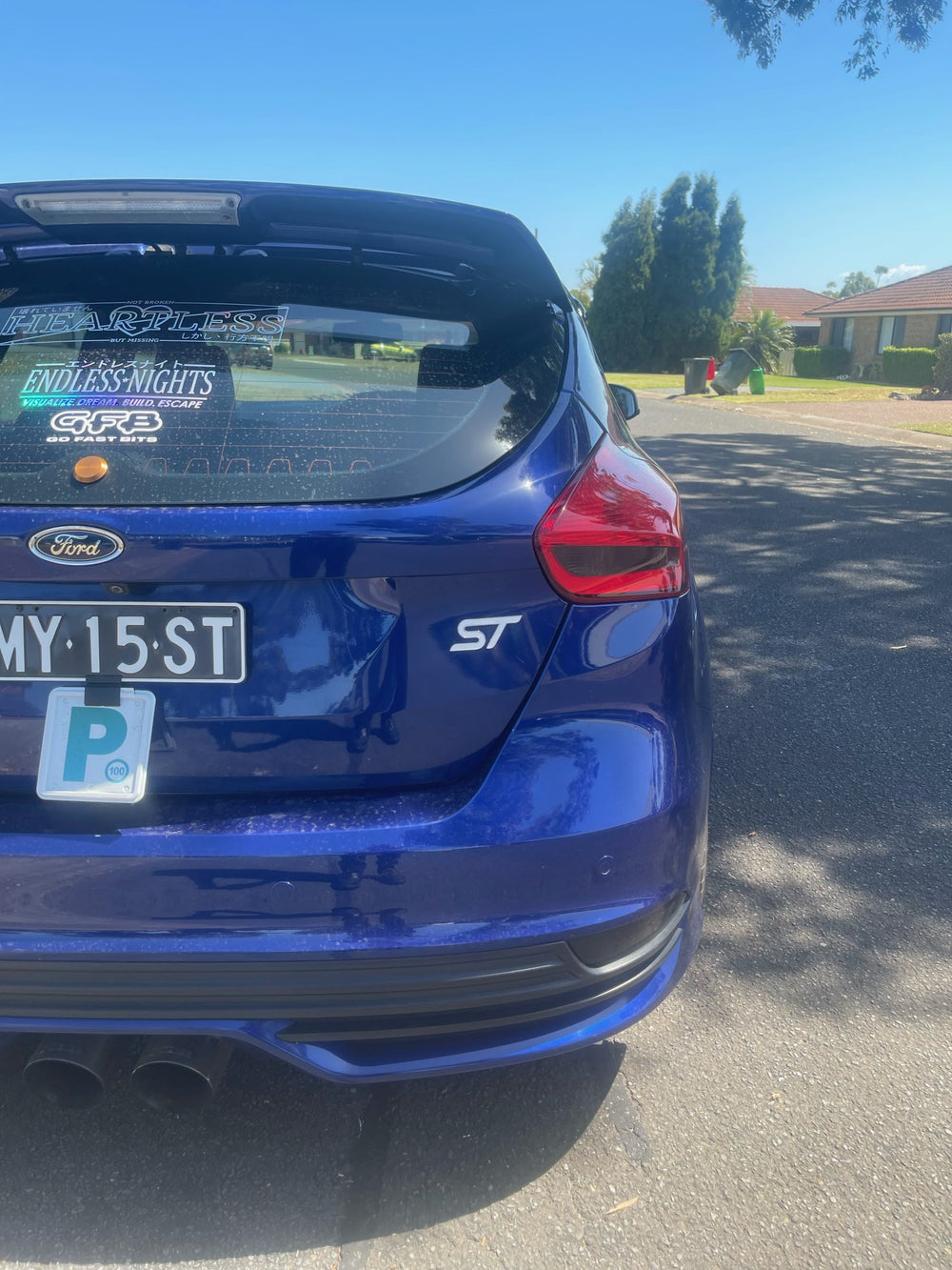 Ford Focus ST Badges Inlays Front and Rear
