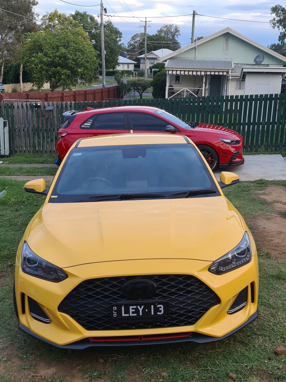 Hyundai Veloster Front Badge Overlay 2019-2021