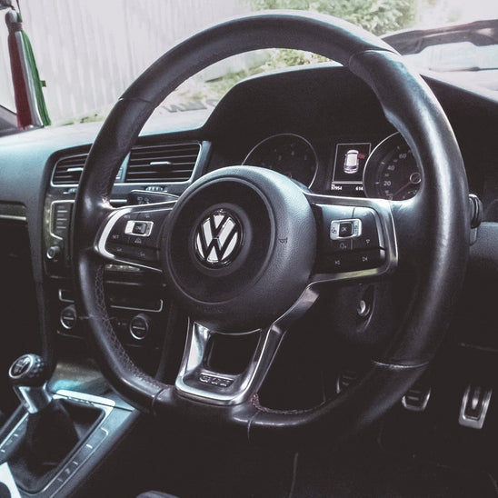 Volkswagen Golf MK7/7.5 Steering Wheel Badge Inlays/Badge Overlay
