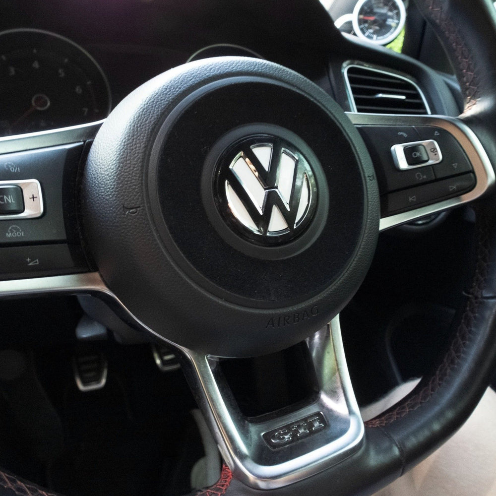 Volkswagen Golf MK7/7.5 Steering Wheel Badge Inlays/Badge Overlay