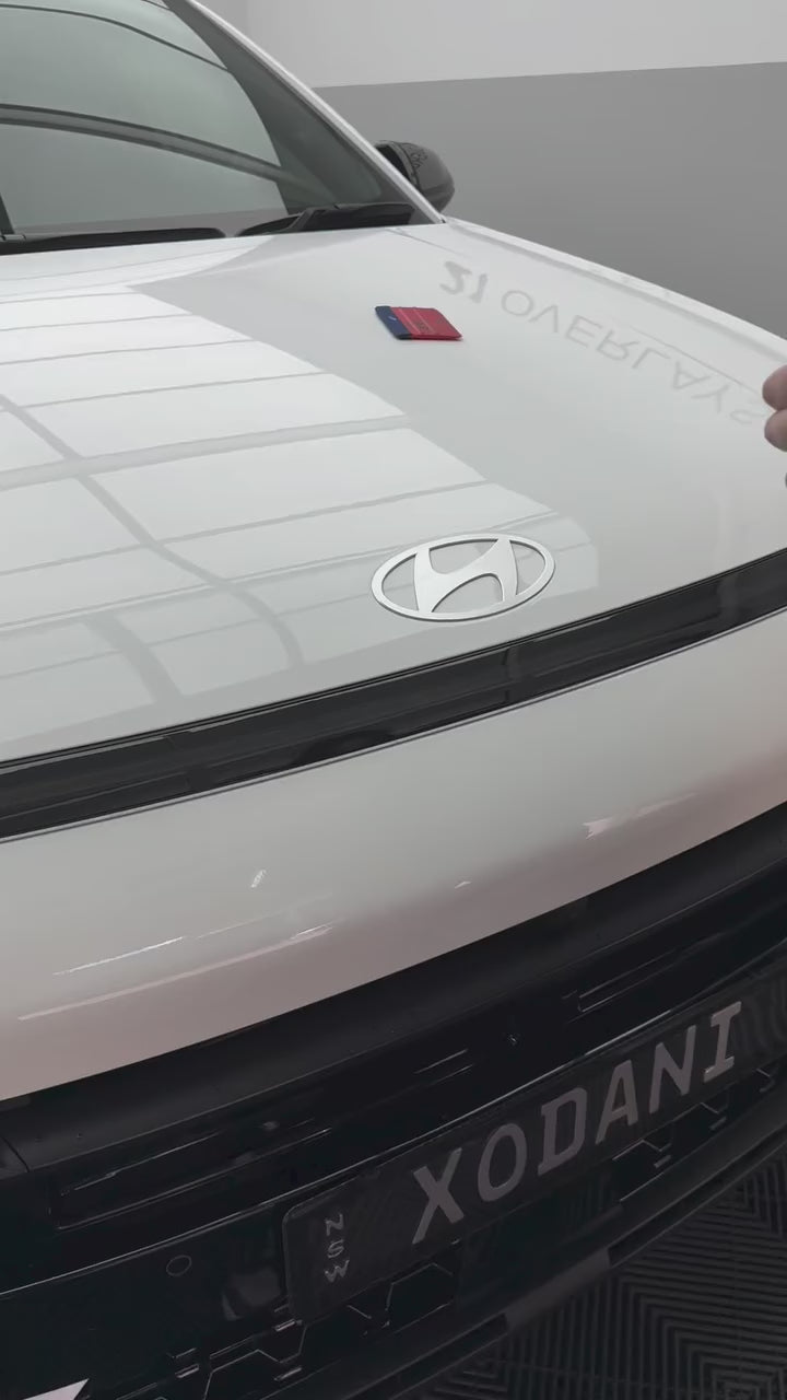 Hyundai Kona Front and Rear Badge Overlay Set 2024+ – 21OVERLAYS