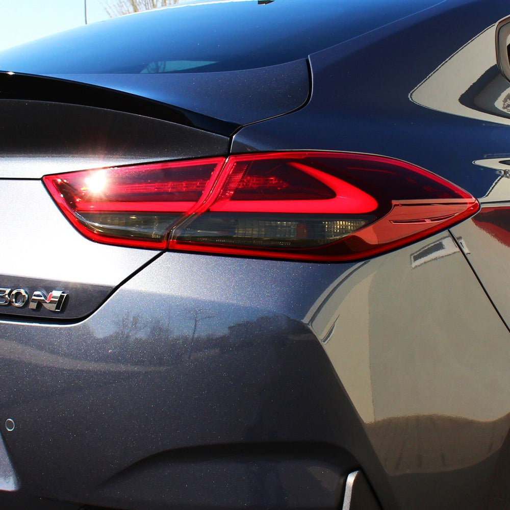 Hyundai i30 Fastback Partial Tail Light Overlay 2018-2023