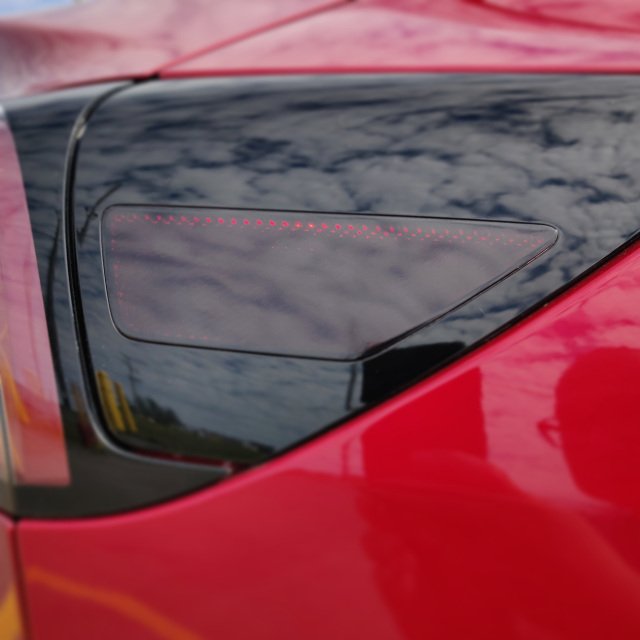 Tesla Model 3 Rear Side Reflector Overlay 2017+