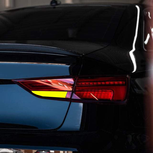 Audi A3/S3/RS3 Facelift Sedan Partial Tail Light Overlays 2016-2020