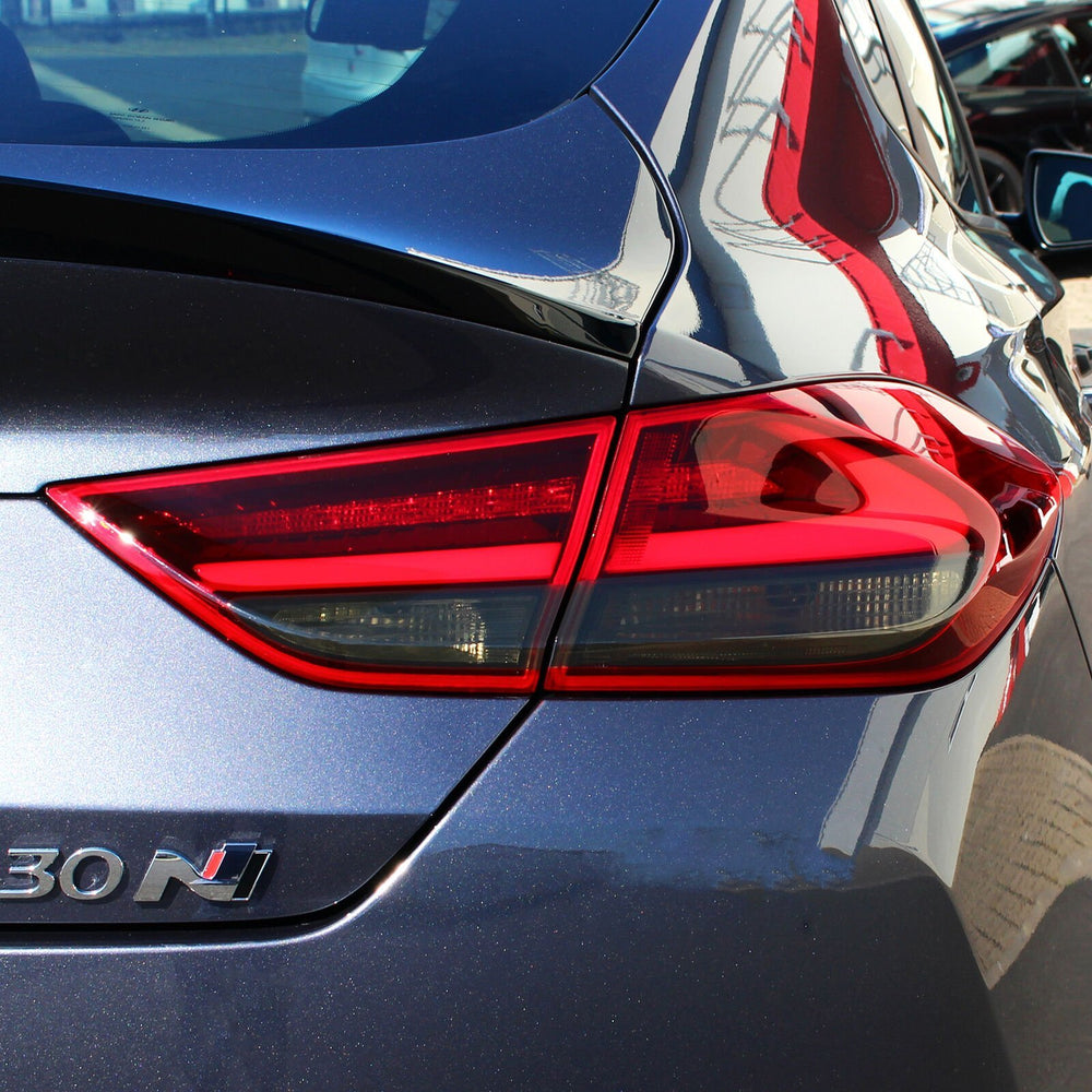 Hyundai i30 Fastback Partial Tail Light Overlay 2018-2023