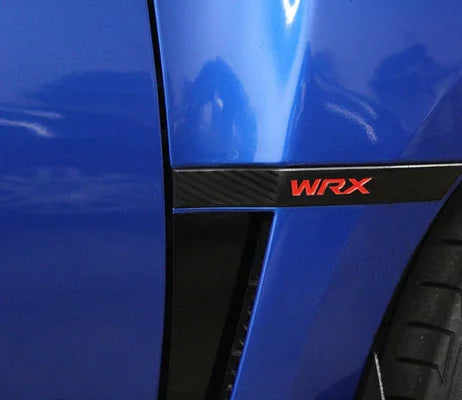 Subaru WRX Fender Lettering Inlay 2008-2014