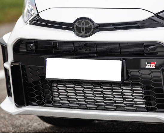 Toyota GR Yaris Front & Rear Badge Tint Overlay 2020+
